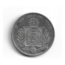 Moeda Prata .917 Brasil Império 1000 Réis 1860