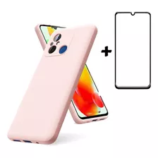 Carcasa Silicona Para Xiaomi Redmi 12c + Protector Pantalla