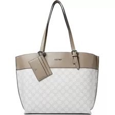 Cartera Nine West Rozie Tech Crossbody Marrón Nueva