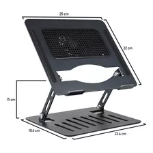 Base Para Laptop Soporte De Mesa Fan Cooler 10 A 17 Pulgadas