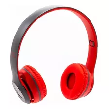 Audífonos Inalambricos Diademas Bluetooth Audífonos Diadema Color Rojo