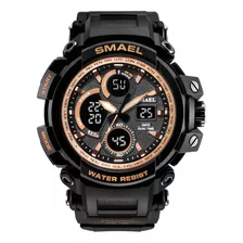 Smael Large Dial Multifunctional Electronic Watch