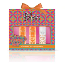 Bless Set Splash + Gel Ducha + Locion Orange Wish