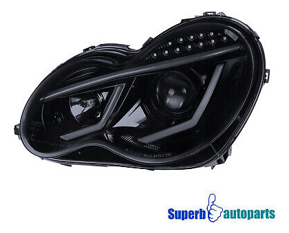 Fits 2001-2007 Benz W203 C-class Projector Headlight Smo Zzj Foto 7