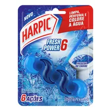 Detergente Sanitário Bloco Frescor Do Caribe Harpic Fresh Power 6