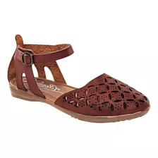 Sandalia Mujer Yondeer 4103-4 Camel 076-656