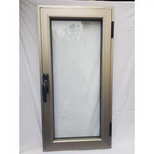 Ventana De Abrir Anodizado Peltre 50 X 100