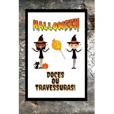 Quadro Halloween Bruxas 