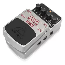 Pedal De Efeito Behringer Digital Multi-fx Fx600 Cinza