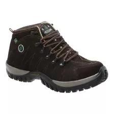 Coturno Adventure Masculino Em Couro Nobuck Legítimo