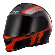 Capacete X11 Revo Pro Surround Laranja Tamanho 64