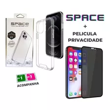 Case Space Collection + Película 3d Privacidade Para iPhone