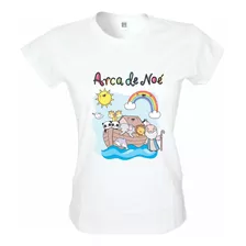 Camiseta Arca De Noé Baby Look Feminina