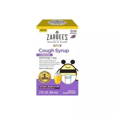 Zarbees Jarabe Tos Cough Syrup + Immune Miel Y Zinc 59 Ml.