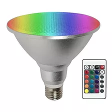 Foco De Luz Led 30 W Rgb + Luz Led Blanca Cálida