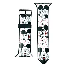 Malla Correa Disney Silicona P/ Apple Watch Case 42-44-45 Mm