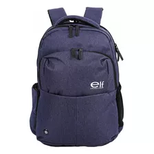 Mochila Espalda Portanotebook Elf 3642 Azul