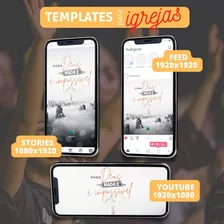 Pack Canva Igreja Gospel 30 Templates Feed Stories Youtube 