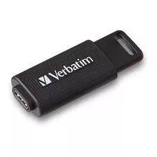 Pen Drive 128gb Type-c 3.2 150mb/s Verbatim Cle Gen1 Win Mac Color Negro