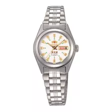 Reloj Orient Automático Fnq1x003w9 Acero Original Para Mujer Color De La Correa Plateado Color Del Bisel Plateado Color Del Fondo Plateado