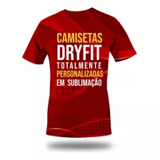 10 Camisetas Dryfit Personalizadas Em Sublimação Total