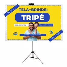 Tecido De Datashow Com Tripé Tela De Projeção Com Tripé