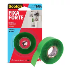 Fita Dupla Face Transp. 3m Fixa Forte Scotch 19mm 2mt