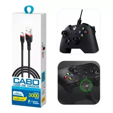 Carregador Controle Para Xbox One Fio 3 Metro Pronta Entrega