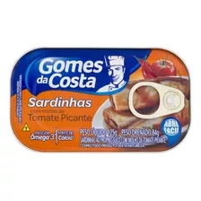 Sardinha Ao Molho De Tomate Picante Gomes Da Costa Lata 84g