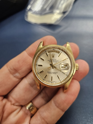 Rolex Day Date President Ref 18078  Amarelo Prateado