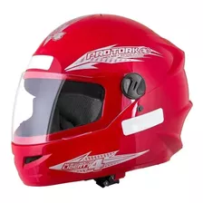 Capacete Para Moto Integral Pro Tork New Liberty Four Cor Vermelho Tamanho Do Capacete 56