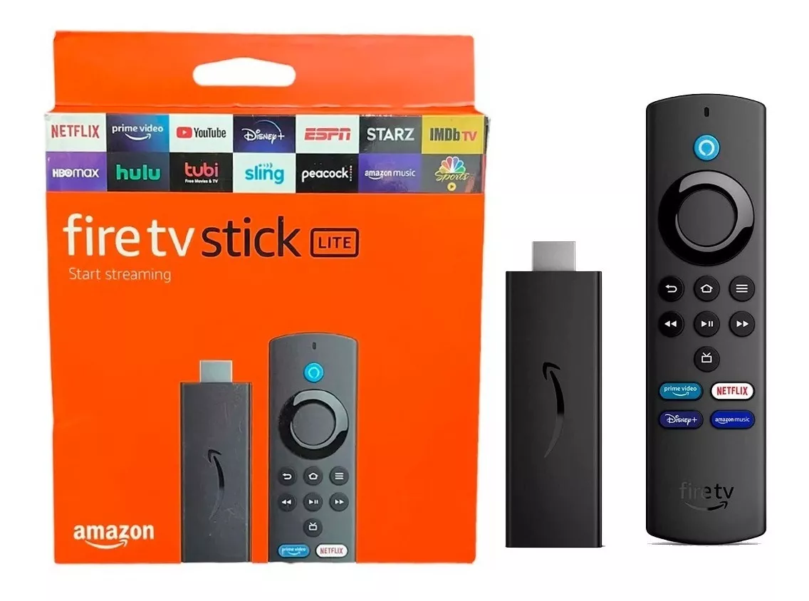Amazon Fire Tv Stick Lite Alexa Controle C/atalho Lançamento