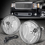 For 14-15 Gmc Sierra 1500 Chrome Bumper Fog Lights Drivi Aac