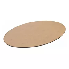 Kit 8 Placa Oval 33x22 Cm - Mdf