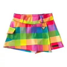 Short Saia Infantil Juvenil Colors