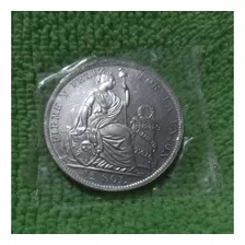 Moneda De Perú En Plata Lote De 4 Unidades Lt7