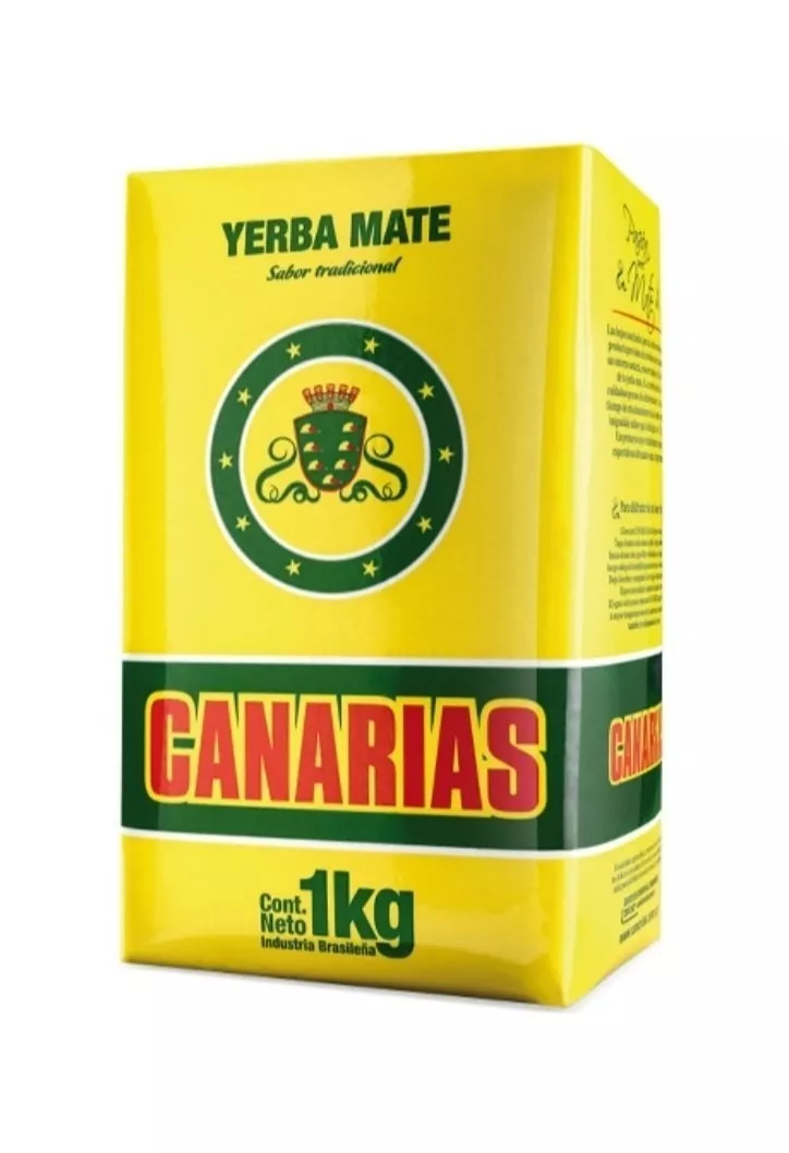 Yerba Mate Canarias Chimarrão 1kg Uruguay Importada Premium