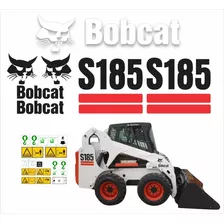 Adesivos Compatível Mini Carregadeira Bobcat S185 Kit R247