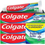 Pasta De Dentes Colgate Tripla Ação Menta Original Em Creme Pacote X 6