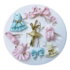 Molde De Silicone Tema Bailarina Princesa