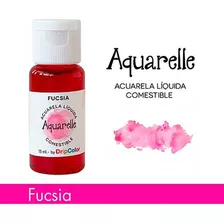 Colorante Liquido Comestible Aquarelle Drip Color Belgrano Tono Fucsia