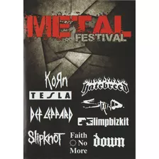 Dvd Metal Festival - Slipknot Korn Def Leppard E Muito Mais