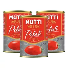 Lata De Tomate Italiano Mutti Pomodoro Pelati 400gr. Pack X3