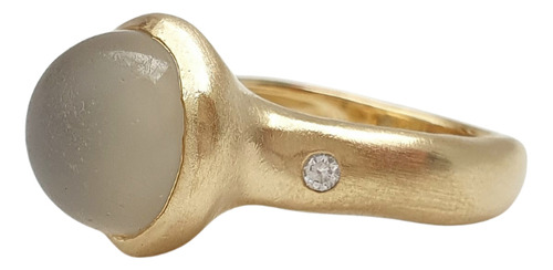 Anel Hstern Justine C Diamantes E Cristal Em Ouro 18k Amarelo 12