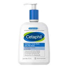 Cetaphil Limpiador Facial Diario Para Piel Grasa 473 Ml Momento De Aplicación Día/noche