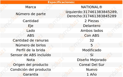 2- Mazas Delanteras Con Abs Routan 2009/2012 National Foto 6