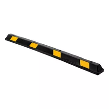 Tope Largo 1.8m Estacionamiento Antreflejante Seguridad Color Negro Con Amarillo