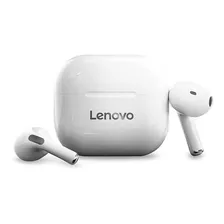 Fone De Ouvido Lenovo Original Lp40 Tws Bluetooth5.0 Branco