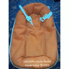 Colchoncito Para Baño De Bebé Reversible 