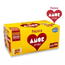 Paçoca Amor Sings Arcor 18g Caixa C/30 Unidades Doce Atacado